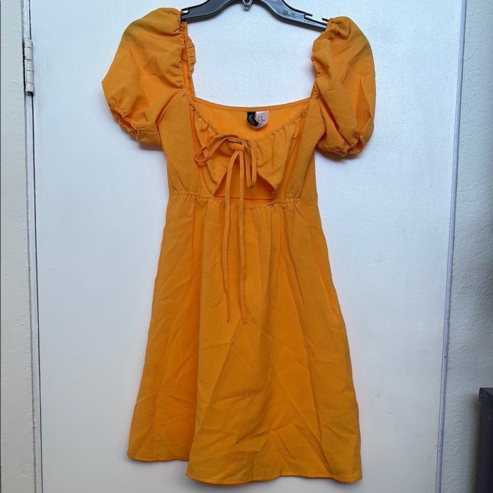 H&M Vibrant Orange Dress